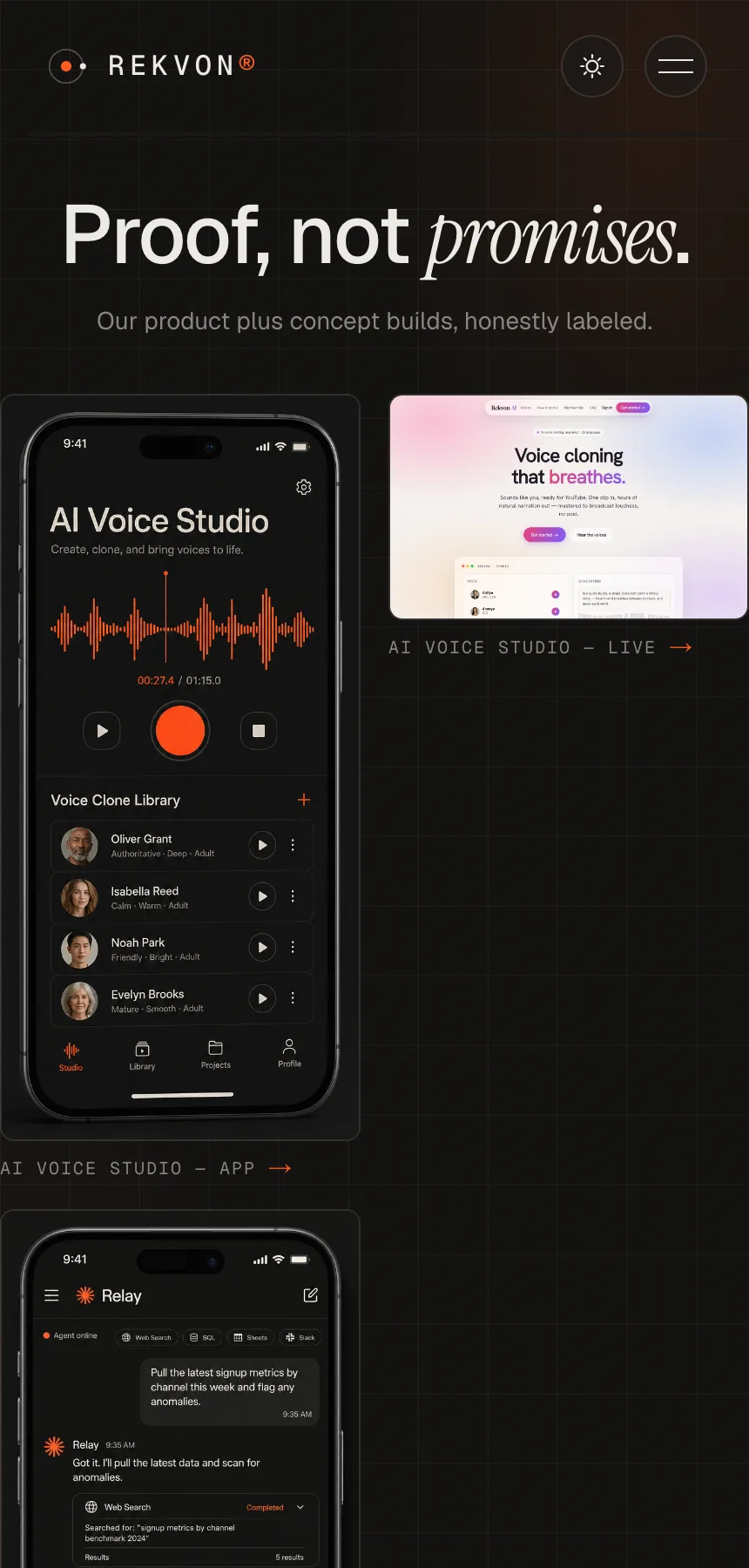 Rekvon.in — mobile